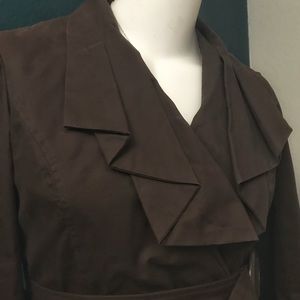 Dalia Collection Woman Coat Brown Size 12